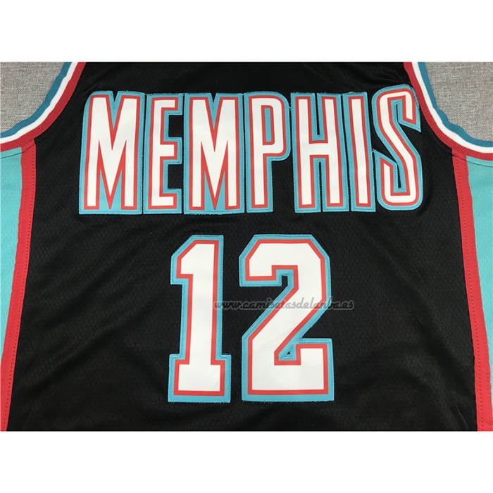 Camiseta Memphis Grizzlies Ja Morant NO 12 20th Classic Negro